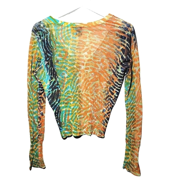 Lucky Brand Crop Long Sleeve Knit Bolero Small - Picture 4 of 6